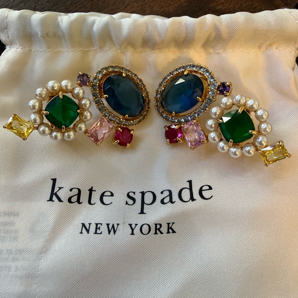 Kate Spade Multicolor Gemstone Earrings